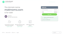Desktop Screenshot of matmoms.com