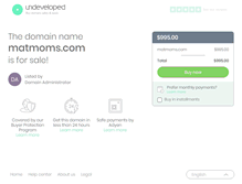 Tablet Screenshot of matmoms.com
